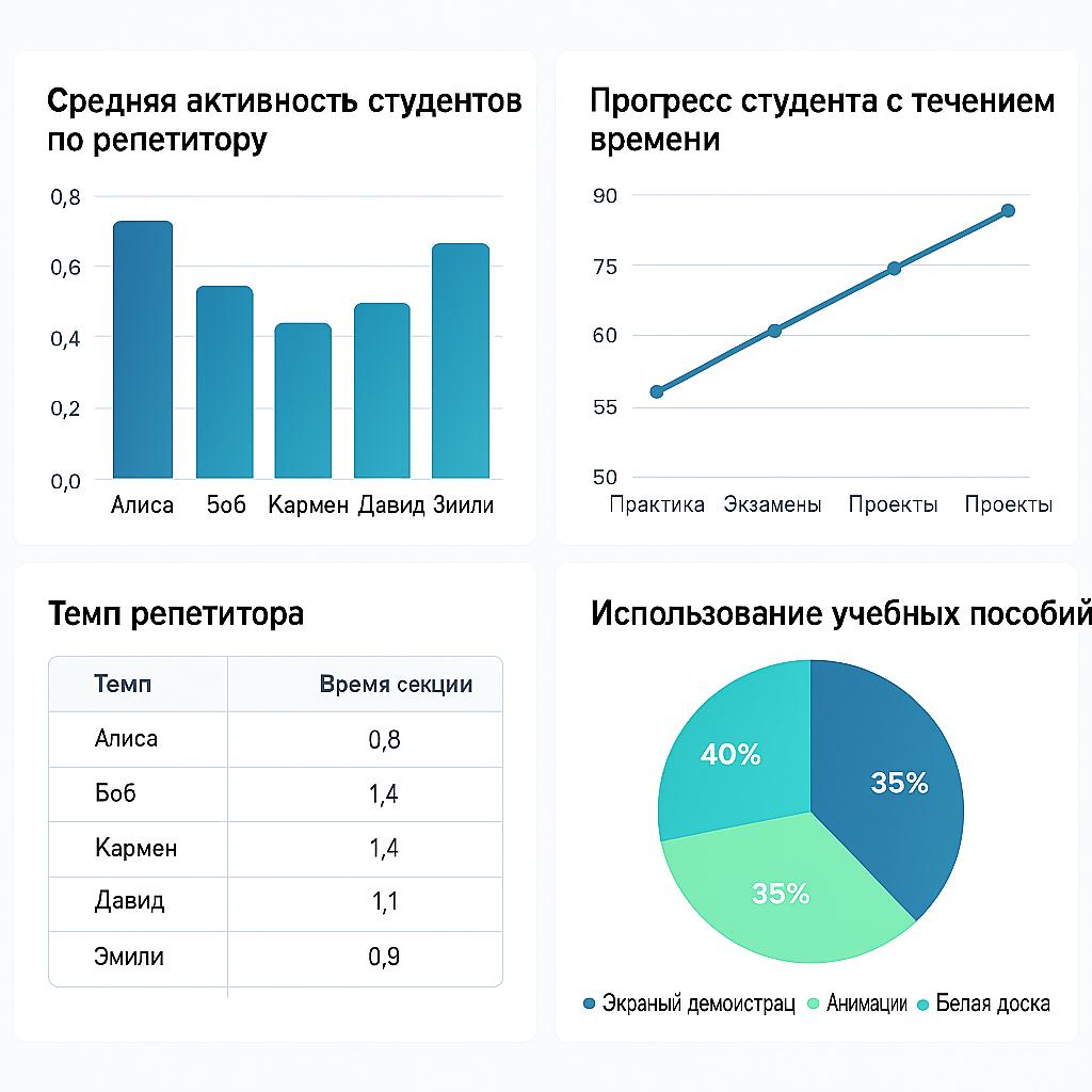 Аналитика прогресса ученика
